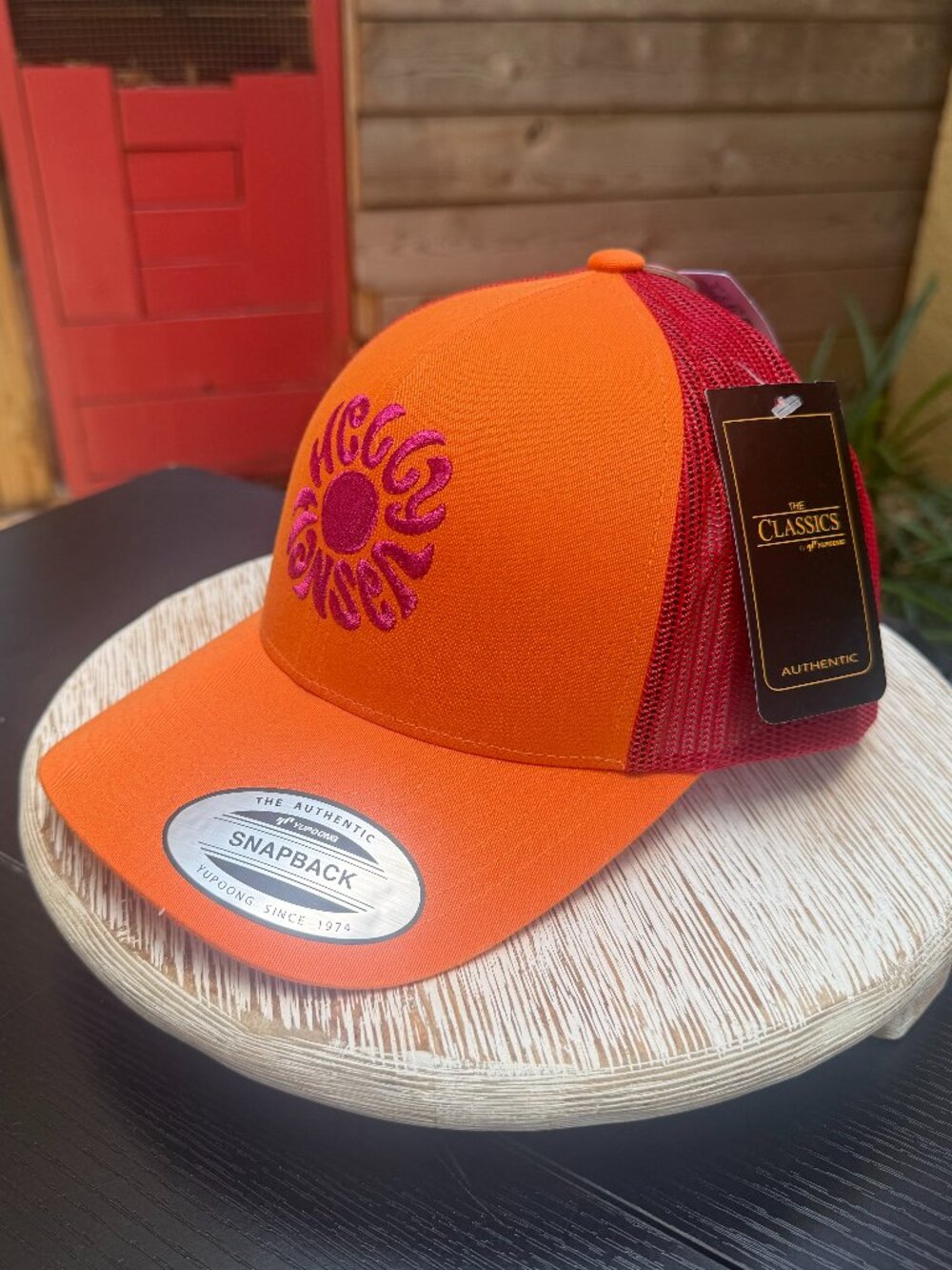 Helly Hansen Trucker Cap Hat Unisex Orange Adjustable Snapback Gorpcore New